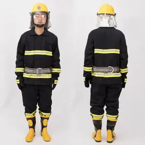 Safety against flame radiation firefighter outfit fireman suit firefighting clothing